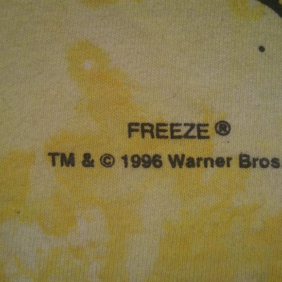 Vintage 1996 Warner Bro's Looney Tunes Taz Short Sleeve Tee. XL Freeze. - Picture 2 of 4